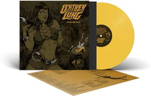 LEATHER LUNG - GRAVESIDE GRIN (SOLID YELLOW VINYL) - Vinyl Record image 1