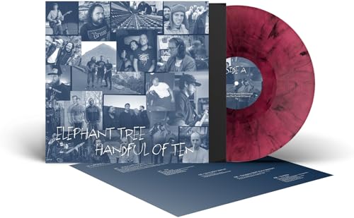 ELEPHANT TREE - HANDFUL OF TEN (BLACK AND VIOLET MARBLE VINYL) - Vinyl image 1