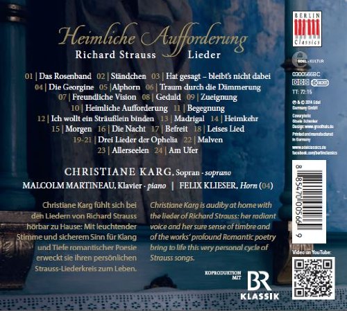 Christiane Karg - Heimliche Aufforderung - CD image 2