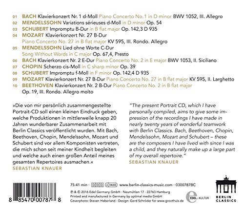 Johann Sebastian Bac - Sebastian Knauer: Portrait - CD image 2