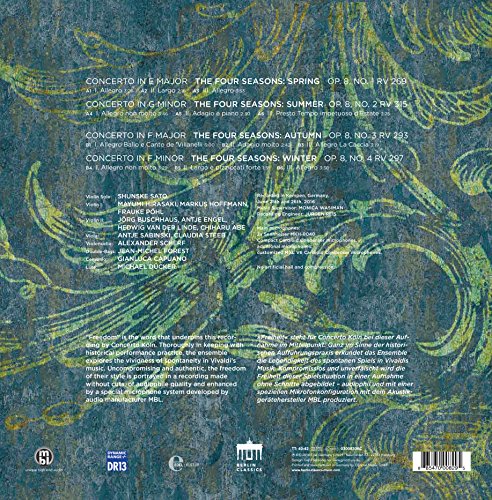 Antonio Vivaldi - Four Seasons - CD image 2