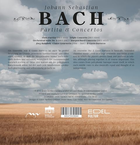 JORG HALUBEK  IL GUS - BACH PARTITA & CONCERTOS - CD image 2