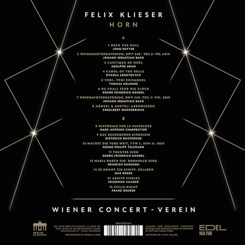 FELIX KLIESER - A GOLDEN CHRISTMAS - Vinyl Record image 2