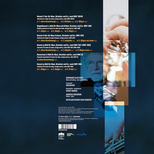 BURKHARD GLAETZNER - DIE OBOENKONZERTE - Vinyl Record image 2