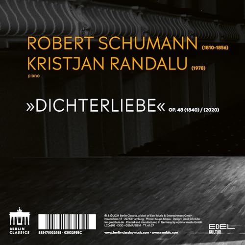 KRISTJAN RANDALU - SCHUMANN: DICHTERLIEBE - CD image 2
