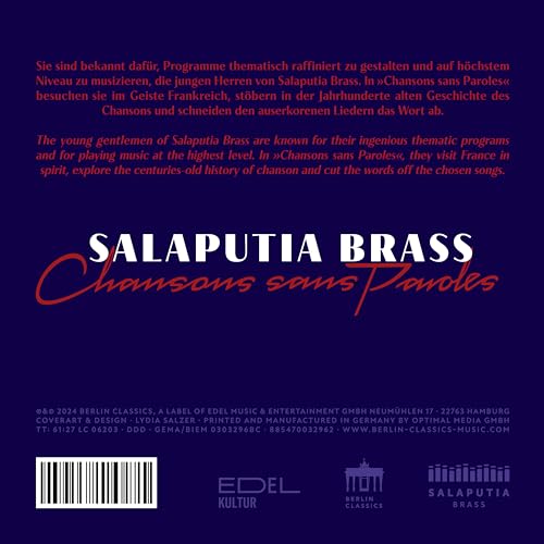 SALAPUTIA BRASS - CHANSONS SANS PAROLES - CD image 2