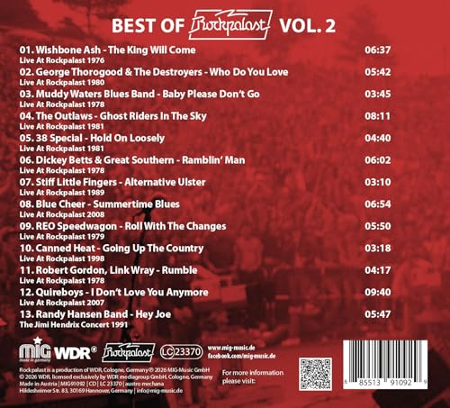 Various - Best of Rockpalast Vol. 2 - cd image 2