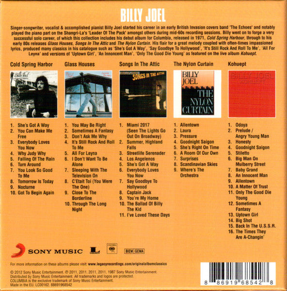 Billy Joel - Original Album Classics - Box Set image 3