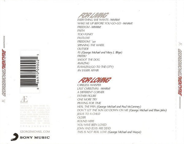George Michael - Twenty Five - CD image 2