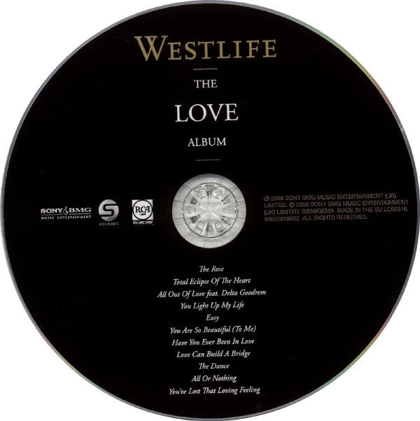 Westlife - Love Album - Used CD image 8