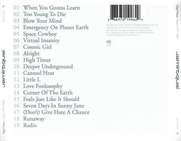 Jamiroquai - High Times (Singles 1992–2006) - CD image 7
