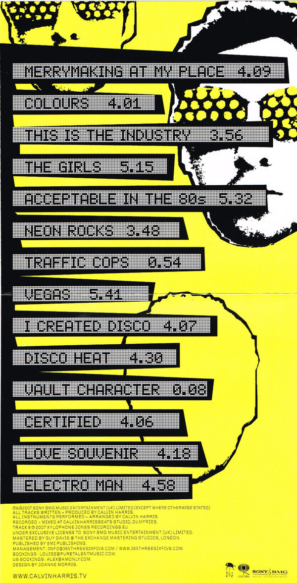 Calvin Harris - I Created Disco - CD image 11