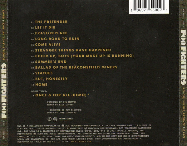 Foo Fighters - Echoes, Silence, Patience & Grace - CD image 2
