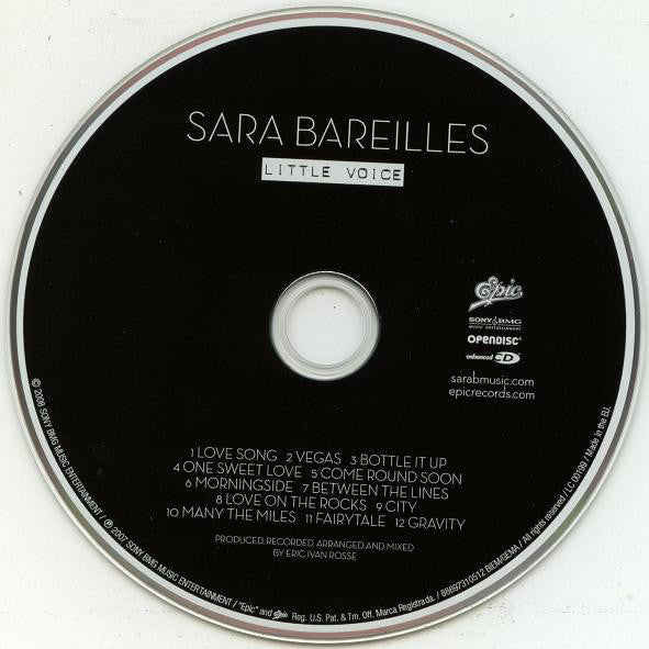 Bareilles - Little Voice - ENHANCED CD LONGPLAY image 6