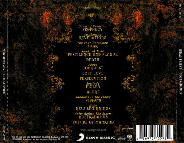 Judas Priest - Nostradamus - Used CD image 2