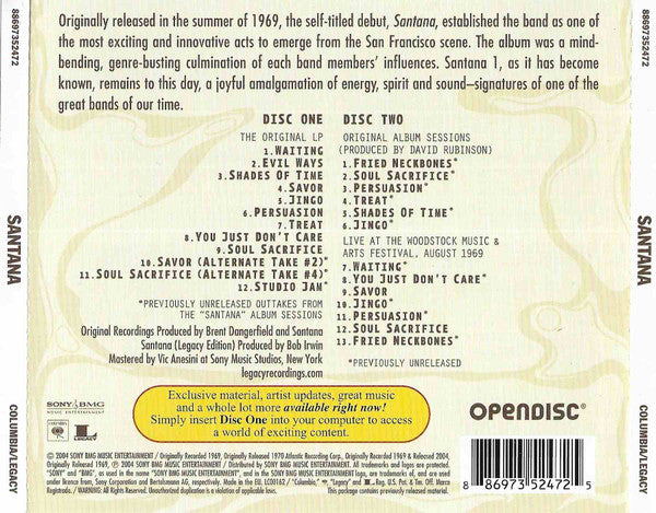 Santana - CD image 2