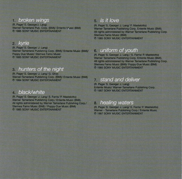 Mr. Mister - Broken Wings -The Best Of Mr Mister - CD image 4
