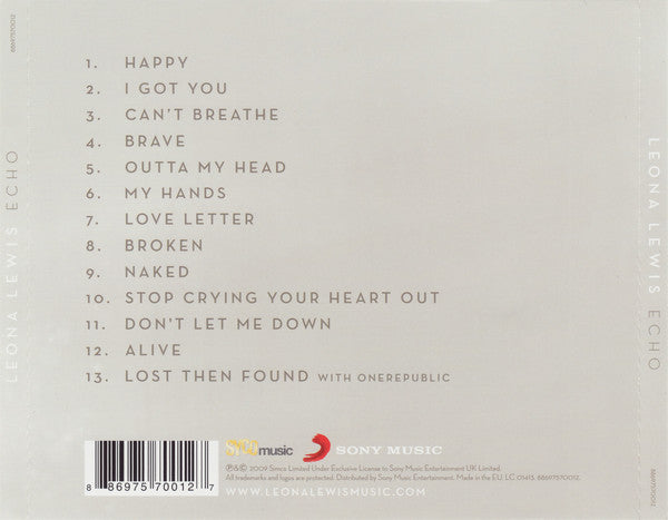 Leona Lewis - Echo - CD image 4