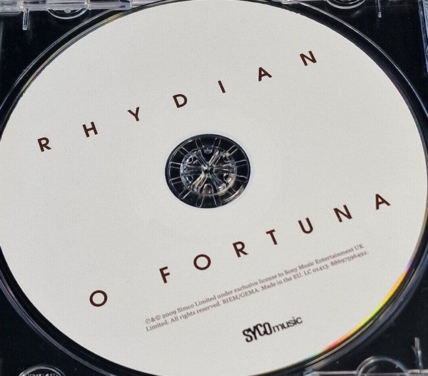 Rhydian Roberts - O Fortuna - Used CD image 8