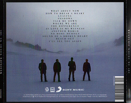 Westlife - Where We Are - CD image 2