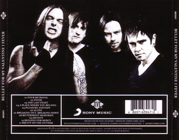 Bullet For My Valent - Fever - CD image 2