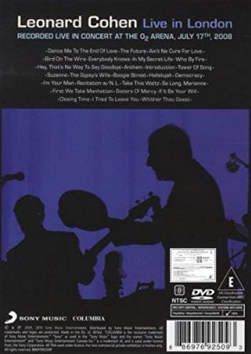 Cohen - Live In London - DVD image 2