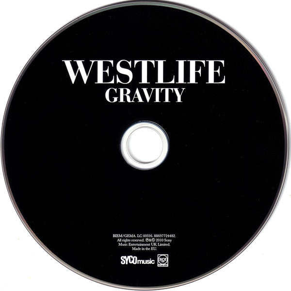 Westlife - Gravity - Used CD image 3