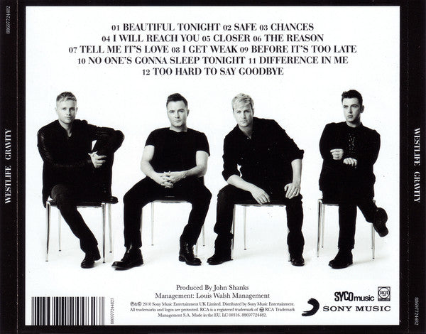 Westlife - Gravity - Used CD image 6