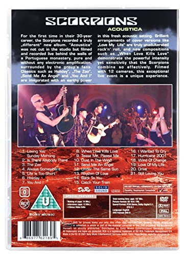 SCORPIONS - ACOUSTICA - DVD image 2