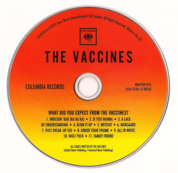Vaccines - What Did You Expect From? - CD image 3