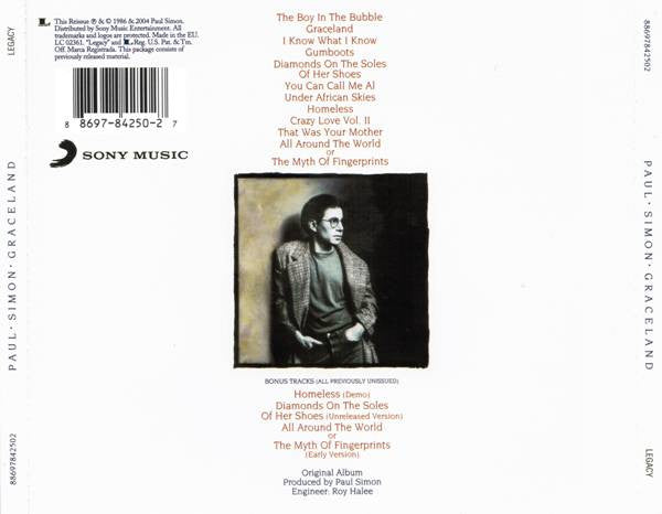 Paul Simon - Graceland - CD image 2