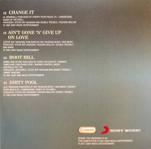 Stevie Ray Vaughan - Best Of - CD image 5