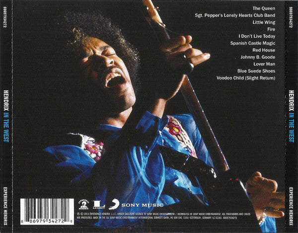 Jimi Hendrix - Hendrix In The West - CD image 3