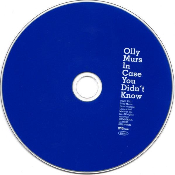 Olly Murs - In Case You Didn't Know - Used CD image 1