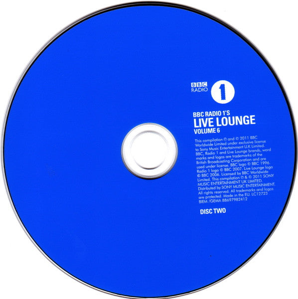 Various - BBC Radio 1's Live Lounge - Volume 6 - Used CD image 3