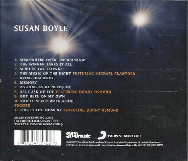 Susan Boyle - Standing Ovation: The Greatest Songs From The Stage - CD image 5