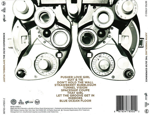 Justin Timberlake - 20/20 Experience - CD image 2