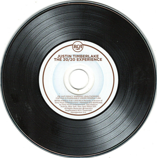 Justin Timberlake - 20/20 Experience - CD image 3