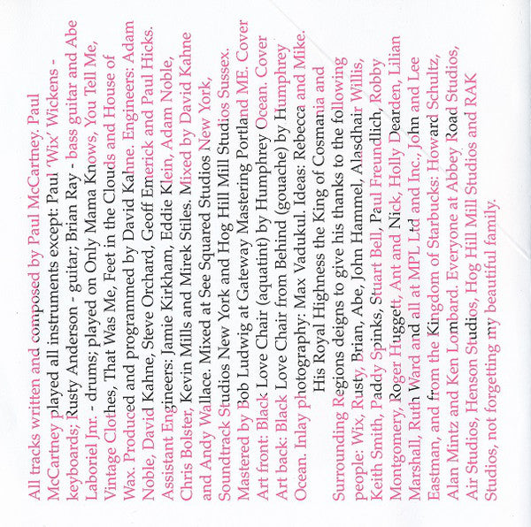 Paul McCartney - Memory Almost Full - Used CD image 2