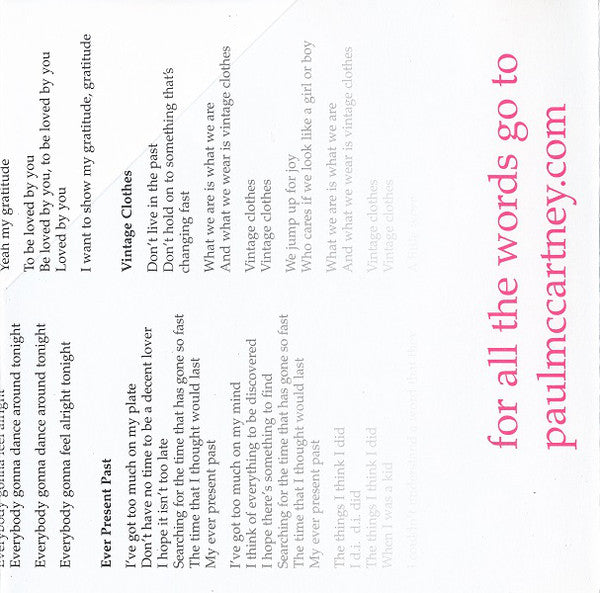 Paul McCartney - Memory Almost Full - Used CD image 5