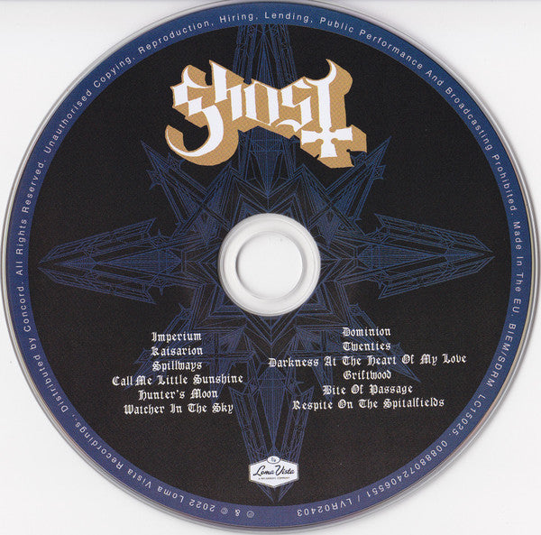 GHOST - IMPERA - CD image 1