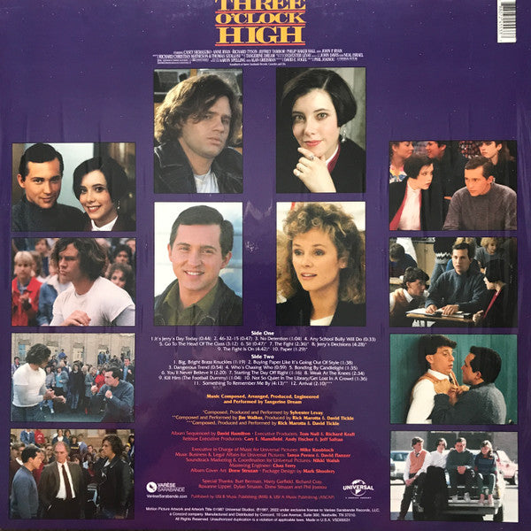 Tangerine Dream - Three O'Clock High LP - Vinyl Record image 8
