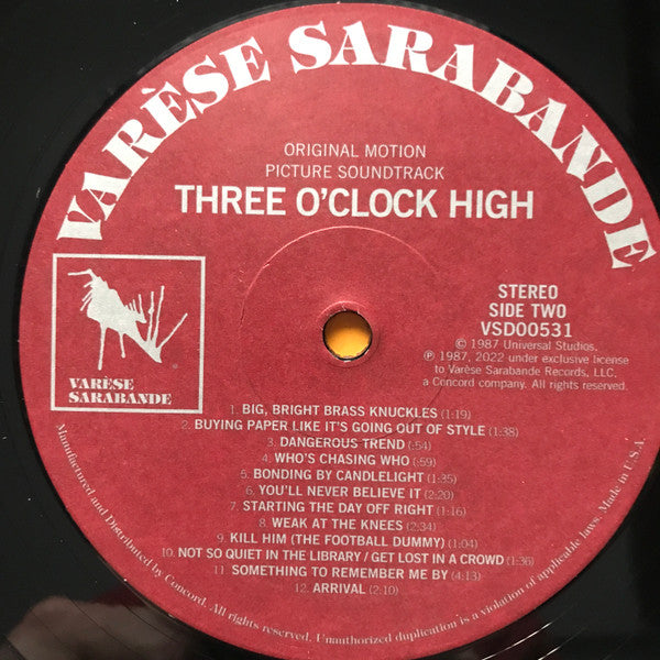Tangerine Dream - Three O'Clock High LP - Vinyl Record image 10