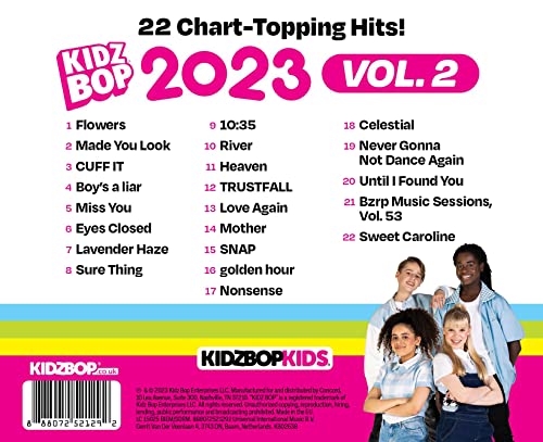 KIDZ Bop Kids - KIDZ BOP 2023 Vol. 2  CD  RELEASE DATE 14/07/23 - CD image 2