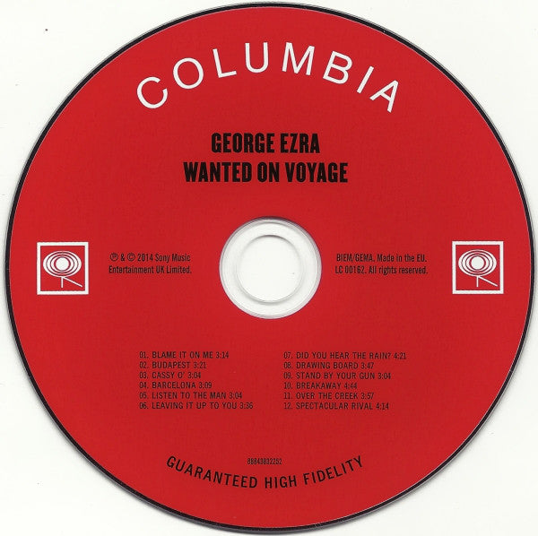 George Ezra - Wanted On Voyage - CD image 4