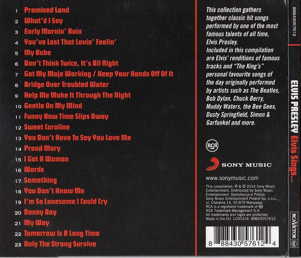Elvis Presley - Elvis Sings... - CD image 3