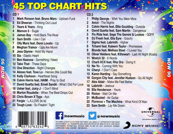 Various - Now That's What I Call Music! 90 - Used CD image 2