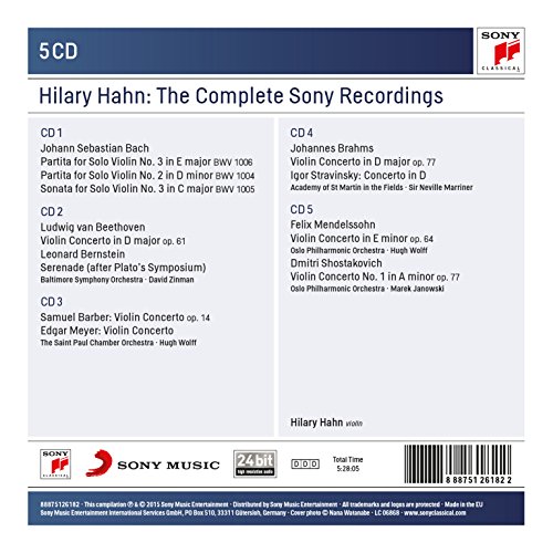 Hilary Hahn - Complete Sony Recordings - CD image 2