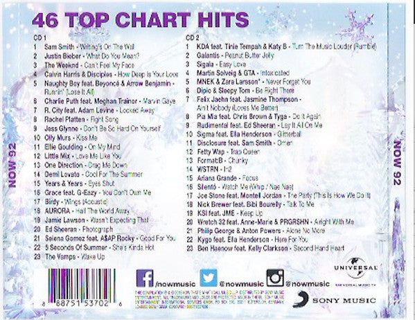 Various - Now That's What I Call Music! 92 - Used CD image 2
