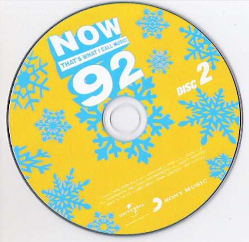 Various - Now That's What I Call Music! 92 - Used CD image 4